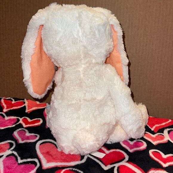 Kids Preferred FURRIENDS 14” white Bunny Floppy Ears Tangerine accents - Picture 7 of 9